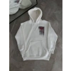 MARSiLYAN- Uzun Kol Kapşonlu Ön Ve Arka Baskılı SweatShirt - Beyaz
