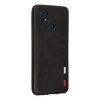 MARSİLYAN™- Xiaomi Redmi 10c Kılıf Loop Deri Silikon - Siyah