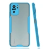 MARSİLYAN™- Xiaomi Redmi Note 10 Kılıf Platin Silikon - Mavi