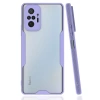 MARSİLYAN™- Xiaomi Redmi Note 10 Pro Kılıf Platin Silikon - Lila