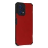 MARSİLYAN™- Xiaomi Redmi Note 12 5g Kılıf Loop Deri Silikon - Kırmızı