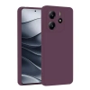 MARSİLYAN™- Xiaomi Redmi Note 14 4g Kılıf First Silikon - Mürdüm