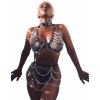 MARSiLYAN-  Zincir Detaylı Fantezi Harness Aksesuar