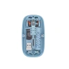 Mavi Kablosuz Mouse Bluetooth Ve Usb Çift Mod Bağlantılı
