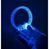Mavi Led Işıklı Baskı Yapılabilen Pilli Bileklik Bilezik 1,5 cm Genişlik