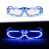 Mavi LED Işıklı Parti Gözlüğü 3 Modlu – Glow & Gece Eğlence Gözlüğü