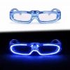Mavi LED Işıklı Parti Gözlüğü 3 Modlu – Glow & Gece Eğlence Gözlüğü
