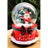 Mega Boy  Yılbaşı Noel Baba ve Çam Ağacı Temalı Kar Püskürtmeli Işıklı Müzikli Kar 16 cm- 17A