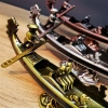 Metal Dekoratif Venedik Kayık 1 Adet