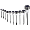 Metal Gövdeli Solar Bahçe Lambası 10 lu Paket