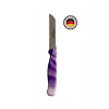 Meyve Bıçağı Doğrama Bıçağı ve Düz soyacak Ebruli Mor Bıçak 1 Adet -SLG10