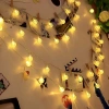 Mini Boncuk Detaylı 3.5 Metre USB LED Işık – 20 LED’li Dekoratif Ortam Aydınlatması (4887)