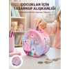 Mini Çocuk Para Kasası Güvenli Kilitli Birikim Kutusu