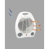 Mini Elektrikli Isıtıcı 2000w – Termostatlı Fanlı Isıtma Taşınabilir Tasarım