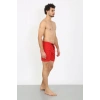 MİRAY- Erkek Fermuar Cepli Deniz Şortu Kırmızı