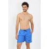 MİRAY- Erkek Fermuar Cepli Deniz Şortu Saks