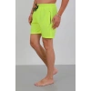 MİRAY- Erkek Fermuarlı Cepli Deniz Şortu Neon Yeşil