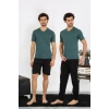 MİRAY- Erkek Penye Petrol Rengi 3lü Pijama Takımı