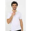 MİRAY- Erkek Sıfır Yaka Beyaz Penye Atlet