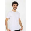 MİRAY- Erkek Sıfır Yaka Beyaz Penye Atlet