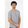 MİRAY- Erkek Sıfır Yaka Gri Penye Atlet