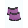 MİRAY- Kadın Pamuklu 2li Boxer Mor