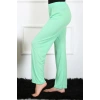 MİRAY- Kadın Pamuklu Tek Alt Pijama Fıstık Yeşili