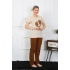 MİRAY- Kısa Kol Penye Pijama Takımı