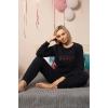 MİRAY- Polar Kadın Pijama Takımı Lacivert