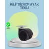 Mobilya Tekerleği 6 Cm Kilitsiz Tekli Satış