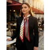 Modern Desenli Kadın Fular – Ceket, Elbise ve Gömlek Kombinleri İçin, Hediye Olarak İdeal