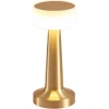 Modern Led Abajur Masa Lambası Dokunmatik 3 Mod Kademeli Şarjlı Dokunm Gold Masa Lambası Orta Kafa