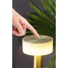 Modern Led Abajur Masa Lambası Dokunmatik 3 Mod Kademeli Şarjlı Dokunm Gold Masa Lambası Orta Kafa