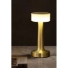 Modern Led Abajur Masa Lambası Dokunmatik 3 Mod Kademeli Şarjlı Dokunm Gold Masa Lambası Orta Kafa