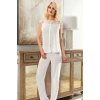 MARSİLYAN- Ekru Penye Pijama Takımı - 1561
