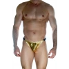 MODLİVE Erkek Arkası Büzgülü Gold Brazillian Slip