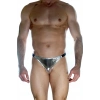 MODLİVE Erkek Arkası Büzgülü Gümüş Brazillian Slip