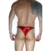 MODLİVE Erkek Arkası Büzgülü Kırmızı Brazillian Slip