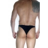 MODLİVE Erkek Arkası Büzgülü Siyah Brazillian Slip