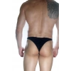 MARSİLYAN- Erkek Arkası Büzgülü Siyah Brazillian Slip