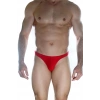 MARSİLYAN- Erkek Arkası Metalli Kırmızı Tanga Çamaşır