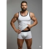 MODLİVE Erkek Beyaz Tank Top Boxer Takım