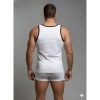 MODLİVE Erkek Beyaz Tank Top Boxer Takım