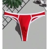 MODLİVE Erkek Biyeli Kırmızı Tanga