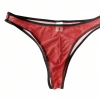 MODLİVE Erkek Biyeli Kırmızı Transparan Brazillian Slip