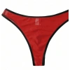 MODLİVE Erkek Biyeli Kırmızı Transparan Brazillian Slip