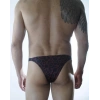 MODLİVE Erkek Daire Desenli Brazillian Slip
