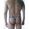MODLİVE Erkek Desenli Jockstrap Fantezi İç Giyim