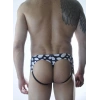 MODLİVE Erkek Desenli Jockstrap Fantezi İç Giyim
