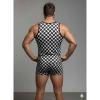 MODLİVE Erkek Desenli Tank Top Boxer Takım